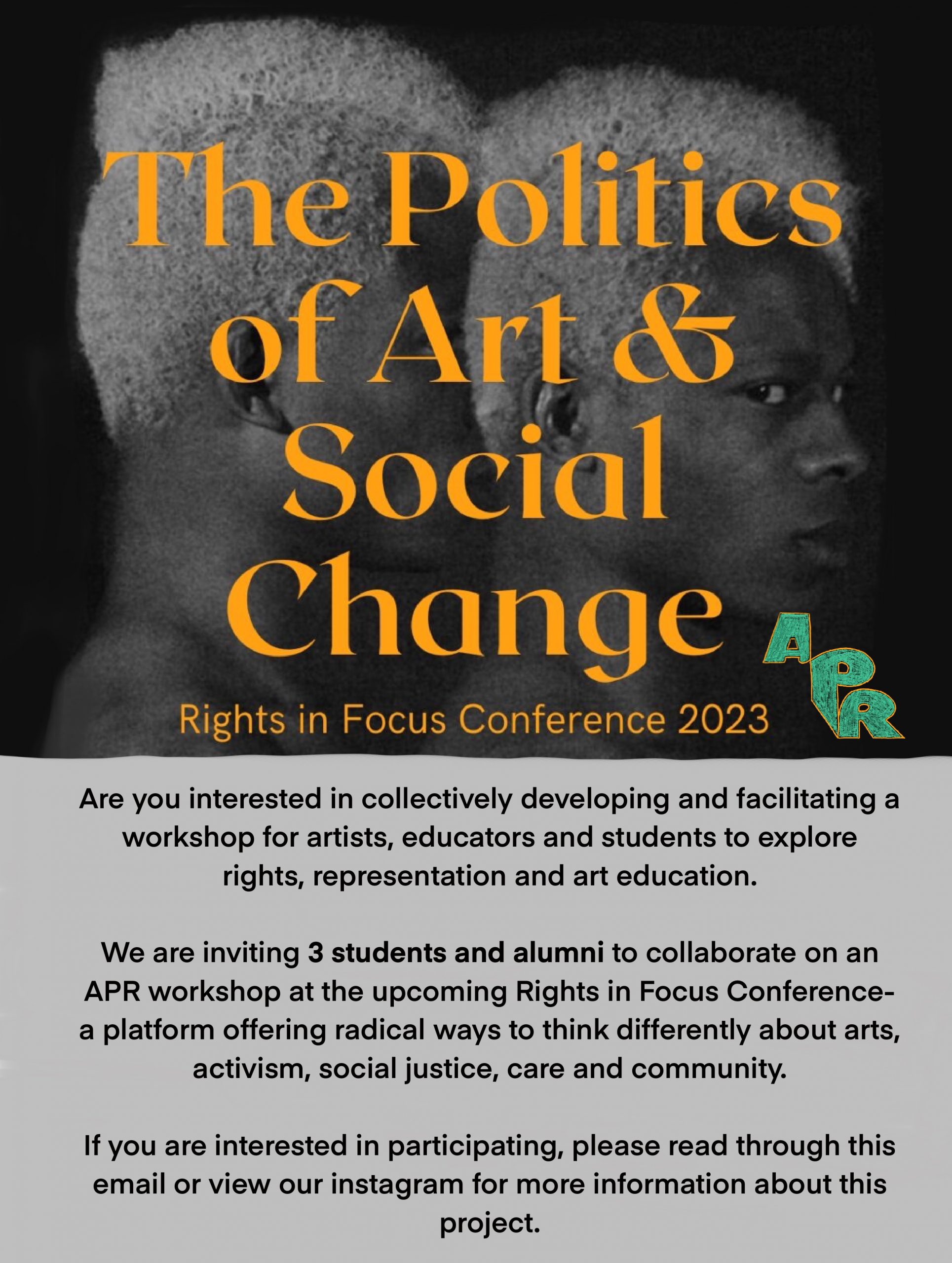 The Politics of Art & Social Change